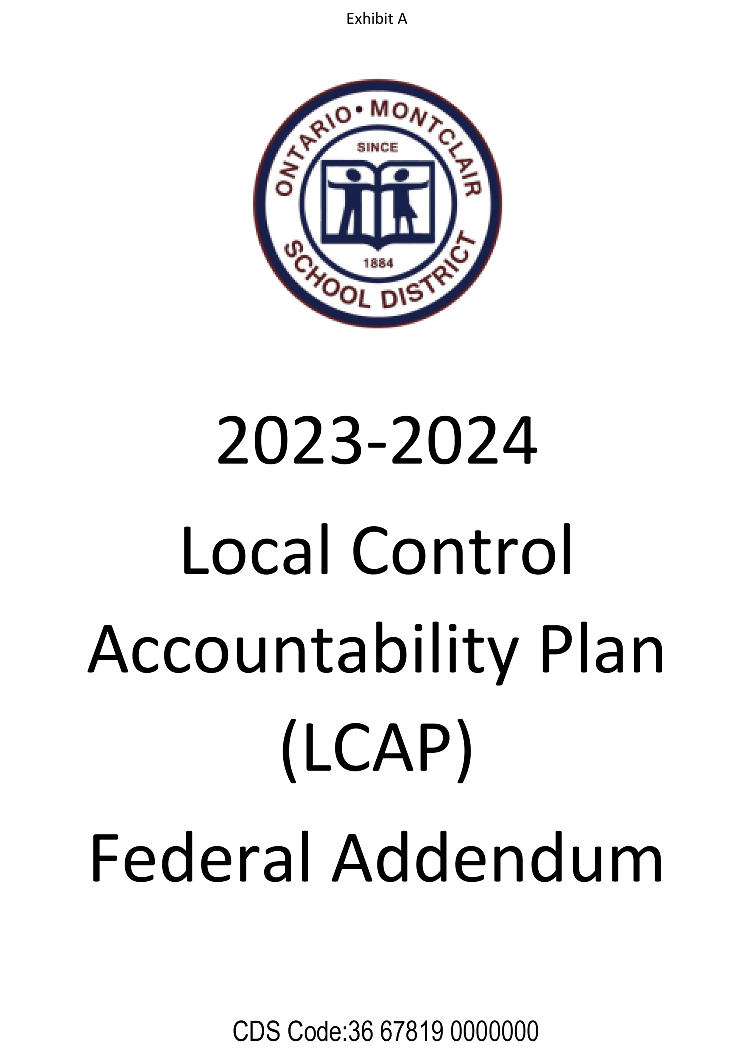 23-24 Local Control Accountability Plan (LCAP) Federal Addendum